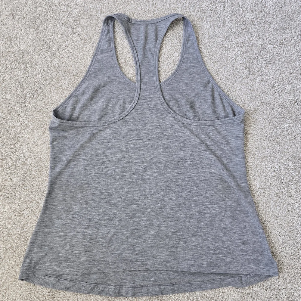 NOBULL Women's Gray Racerbank Tank Top Sz Large - Picture 4 of 4